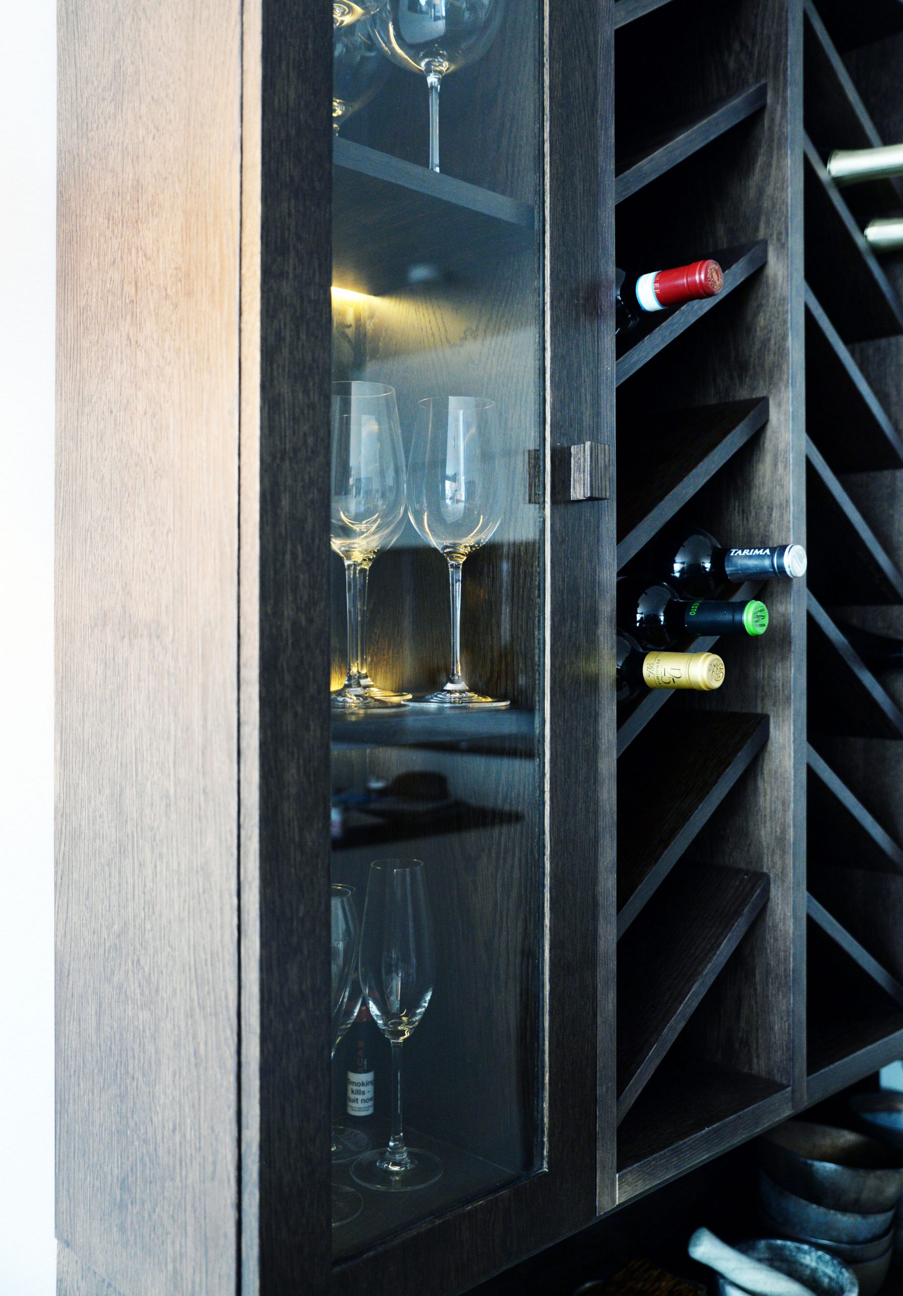 Origins Design Kensington mews DSC_2227 Wine cabinet | Kensington Mews | Origins Design