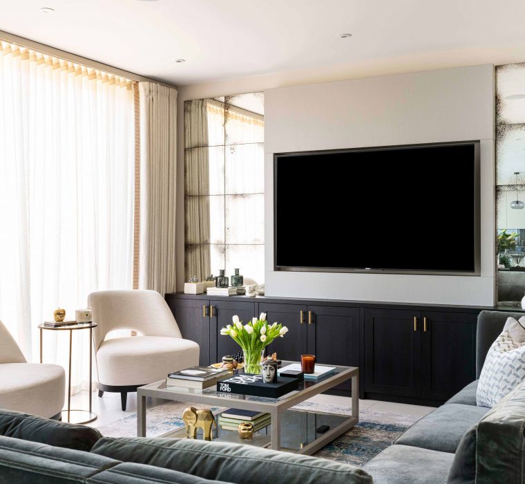 Bespoke furniture by Origins Design at Arkley Drive project