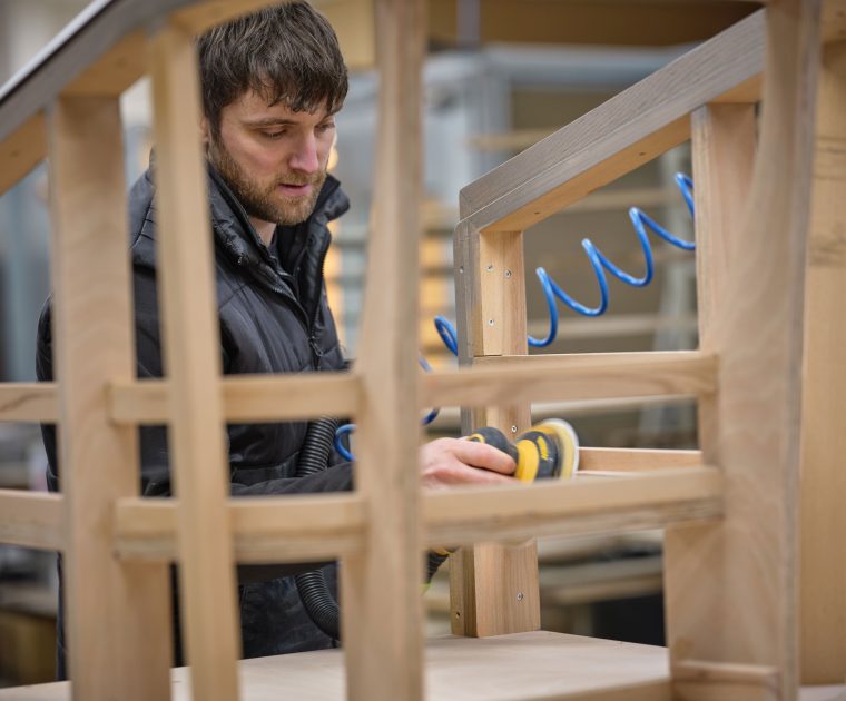 Bench joiner cabinet maker at Origins Design Furniture Makers