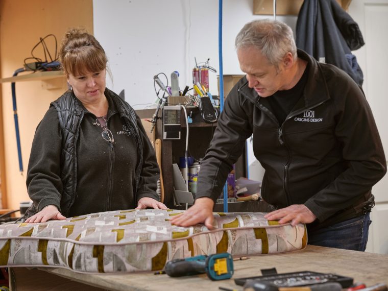 Upholsterer being recruited at Origins Design Furniture Makers