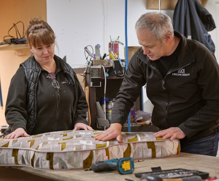 Upholsterer being recruited at Origins Design Furniture Makers