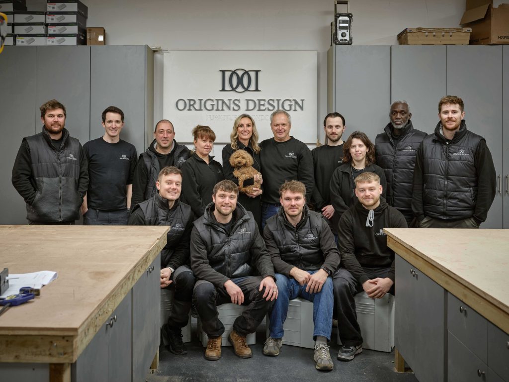 Origins-Design-workshops-bespoke-furniture-maker-9 The Origins Design team in their furniture workshops in Esher London and Surrey